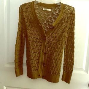 Long sleeve button up sweater